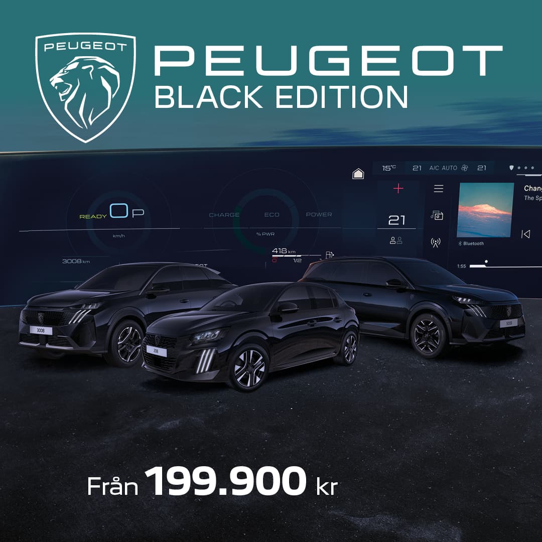 Black Edition Peugeot