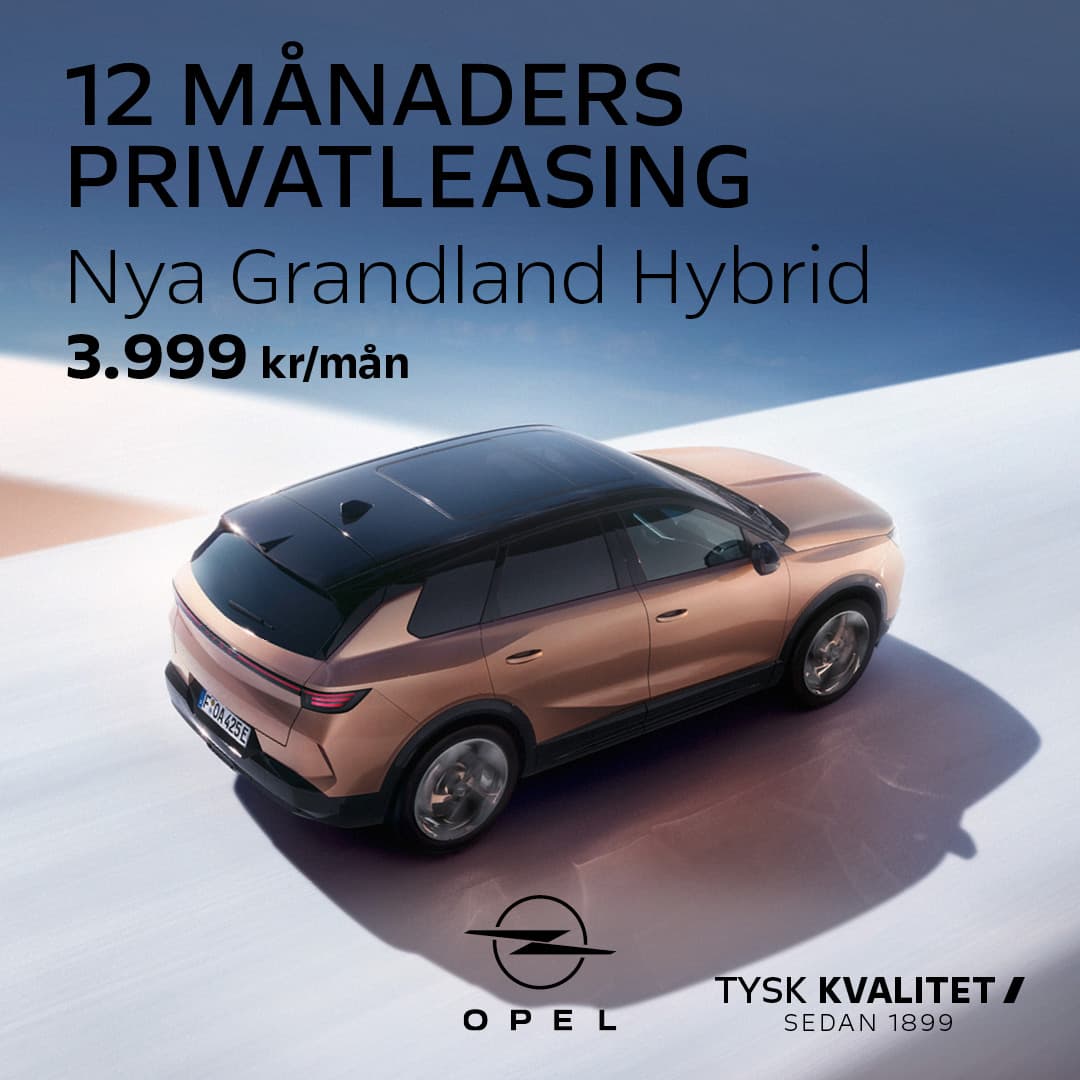 Exklusivt erbjudande på nya Grandland